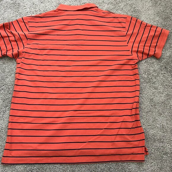 Jos A Bank Traveler's Collection Striped Orange Polo Shirt Size XXL - Picture 3 of 3